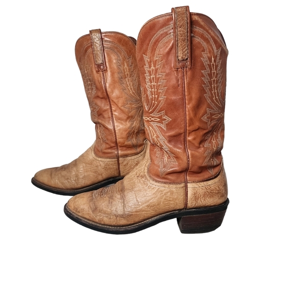 Lucchese Other - Lucchese 1883 Crayton Boot Mens 9 Brown Leather Cowboy Boots USA Made